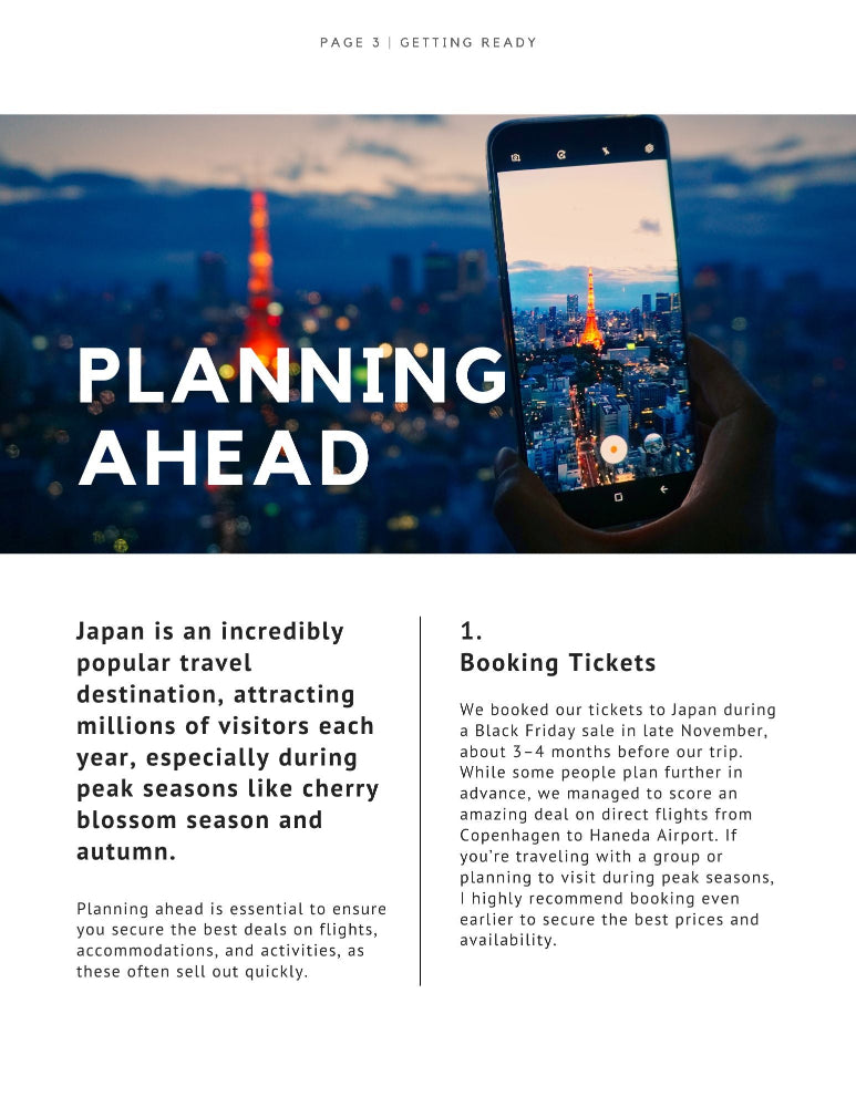 First-Time Japan Itinerary: A 17-Day Travel eBook