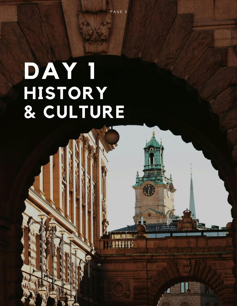 First-Time Stockholm Sweden Itinerary: A 72-Hour Travel eBook