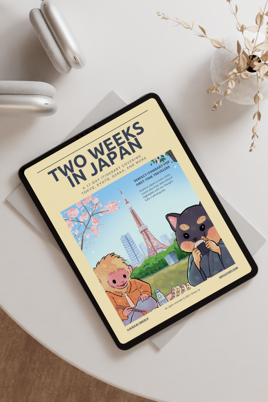 First Time Japan Itinerary in Ipad