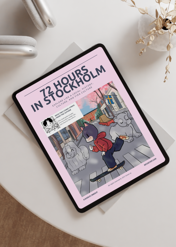 First Time Stockholm Itinerary on iPad