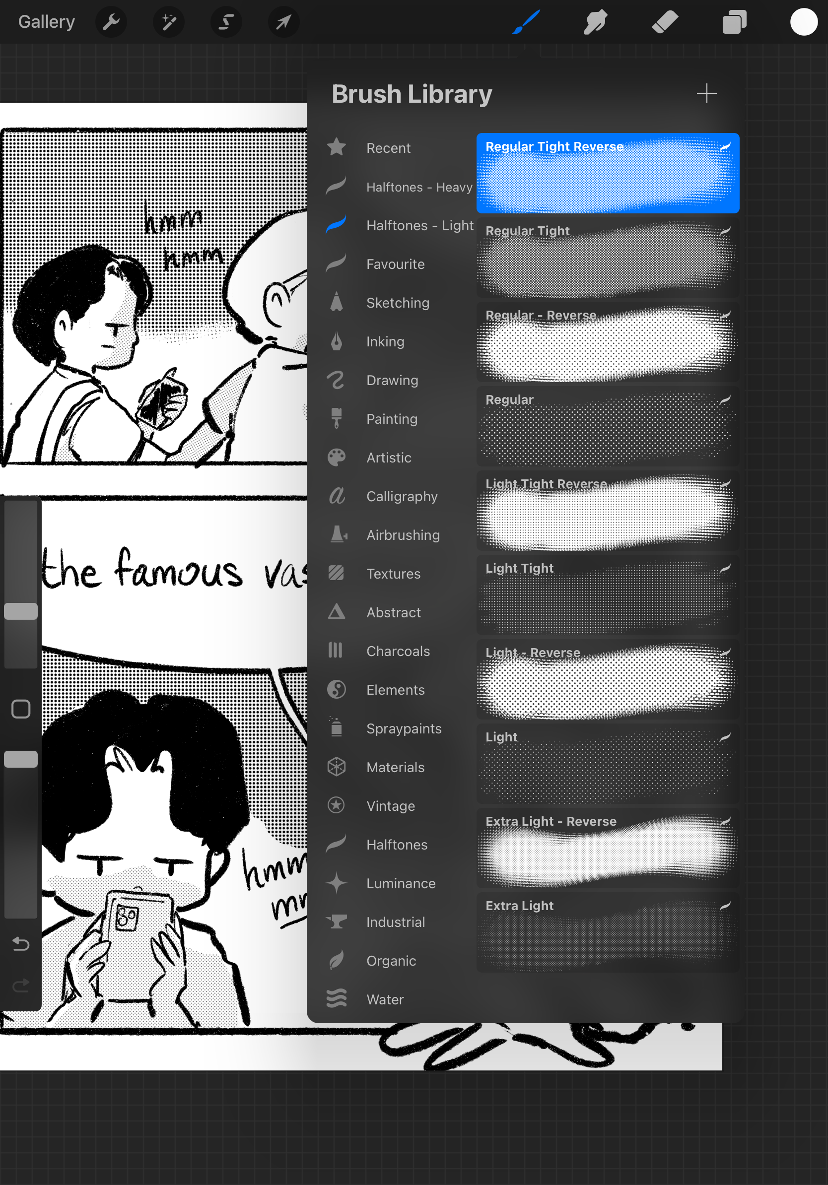 Complete Halftone Collection – 21 Procreate Brushes