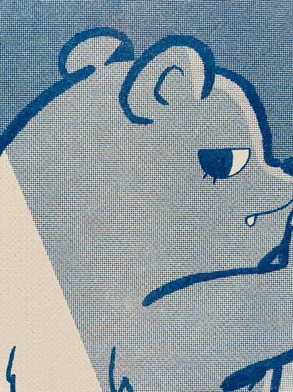 Kalsarikännit (Blue) — Riso Print (1/1 Rare Edition)