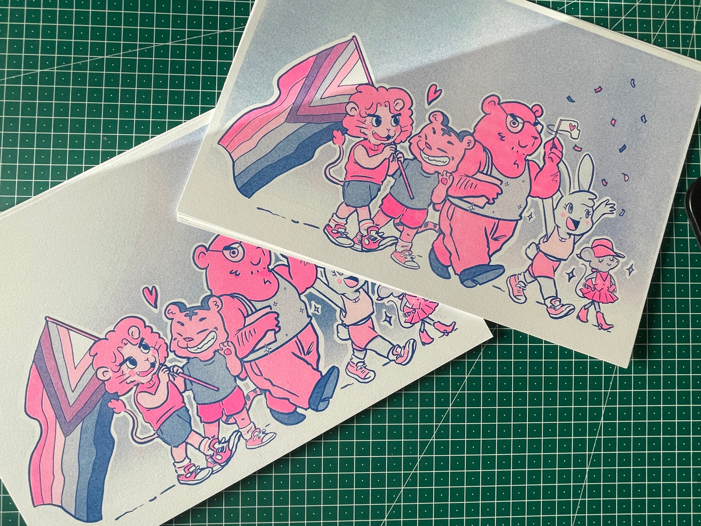 Pride Parade — Riso Print (Limited Edition)