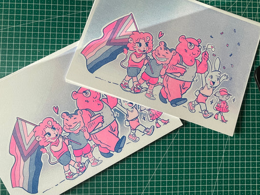 Pride Parade — Riso Print (Limited Edition)