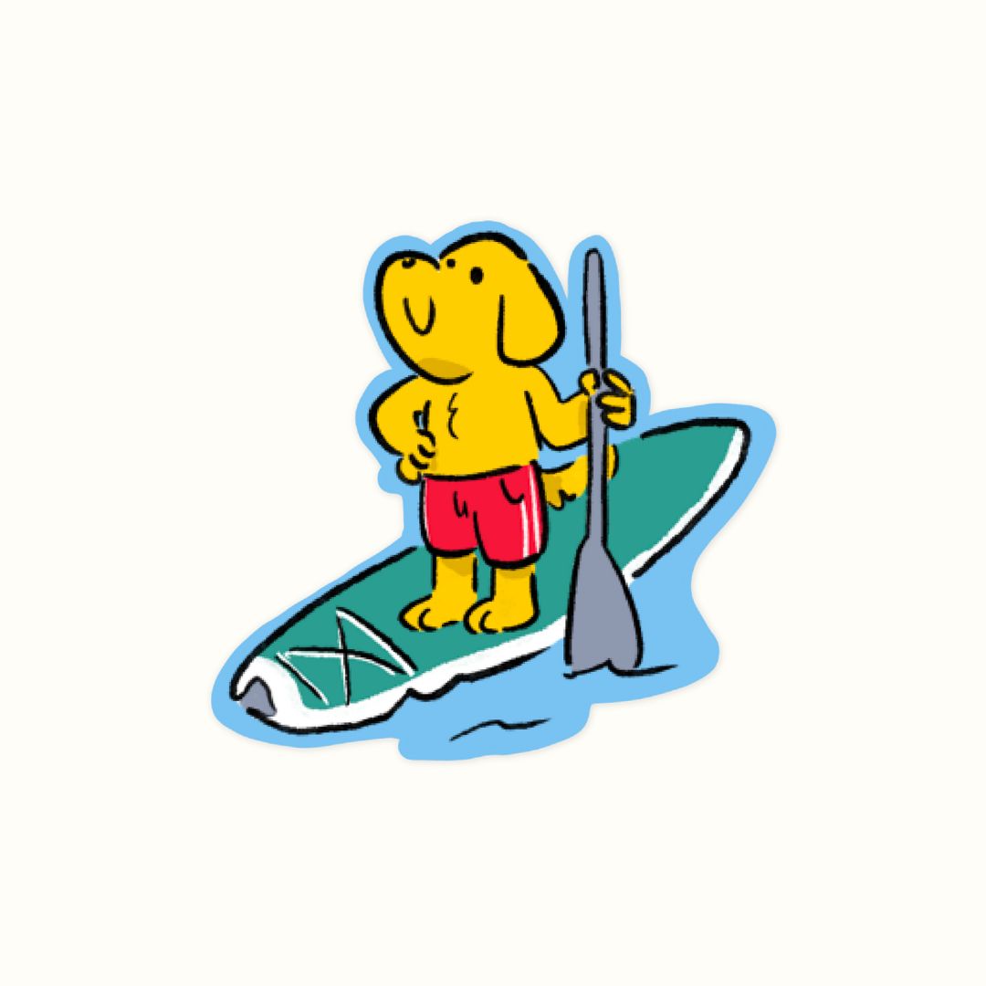 Paddleboard Dog